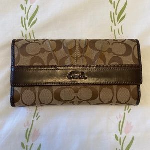 Coach Soho Monogrammed Envelope Wallet